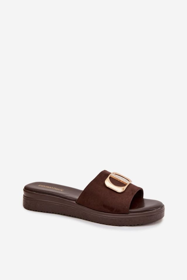 Love Lace Love Lace Women's Classic Comfort Flip Flops with Cushioned Footbed Everyday in Brown - 2