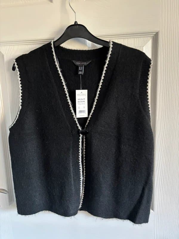 New Look New Look black waistcoat