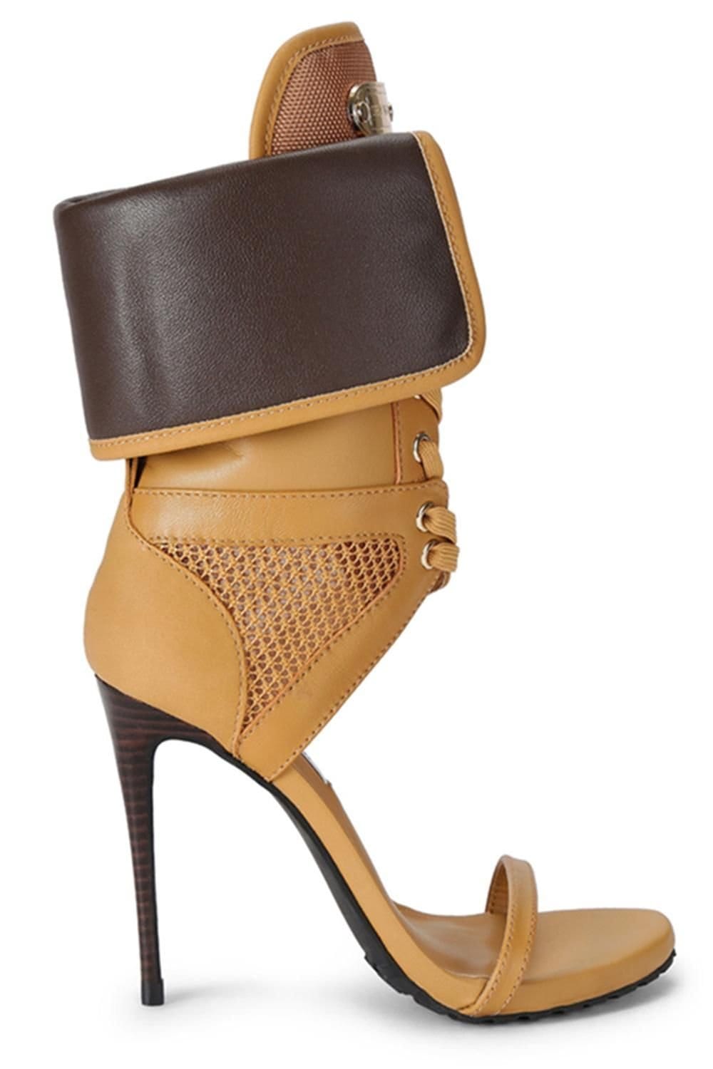 Steve Madden STEVE MADDEN Women's 'Casella Lug Wheat' Heels in Tan - 1