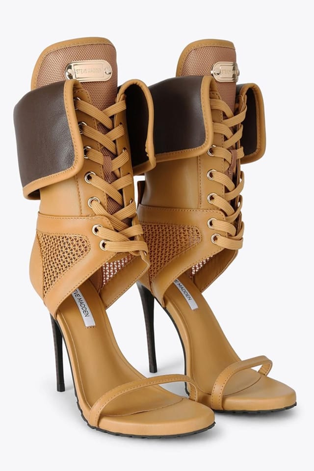 Steve Madden STEVE MADDEN Women's 'Casella Lug Wheat' Heels in Tan - 2