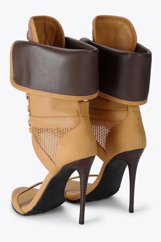 Steve Madden STEVE MADDEN Women's 'Casella Lug Wheat' Heels in Tan - 3