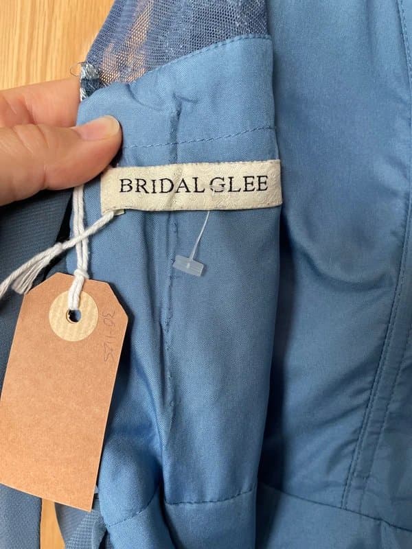 bridal glee Beautiful Blue Formal ball gown dress
