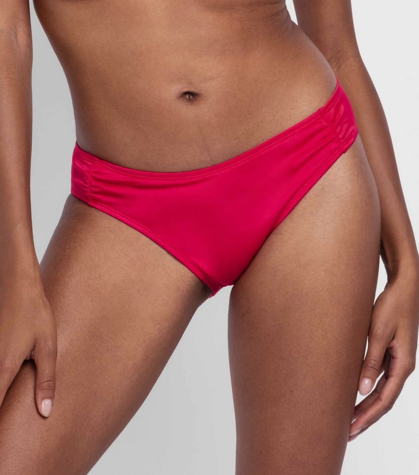 Dorina Women's Dark Pink Low Rise Bikini Bottoms Dorina New Look - 1