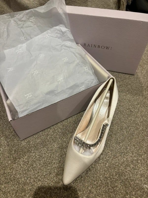 Rainbow Club Rainbow club wedding heels size 6 - 1