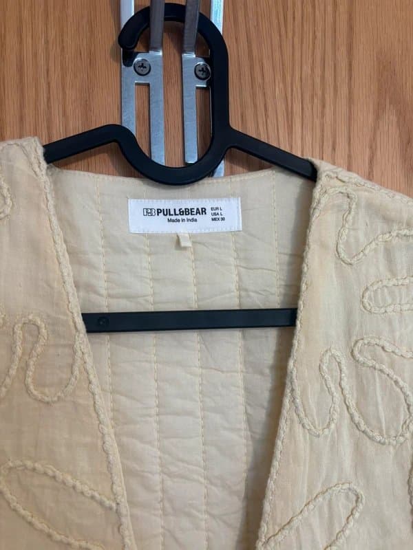 Bershka bershka pastel yellow waistcoat - L