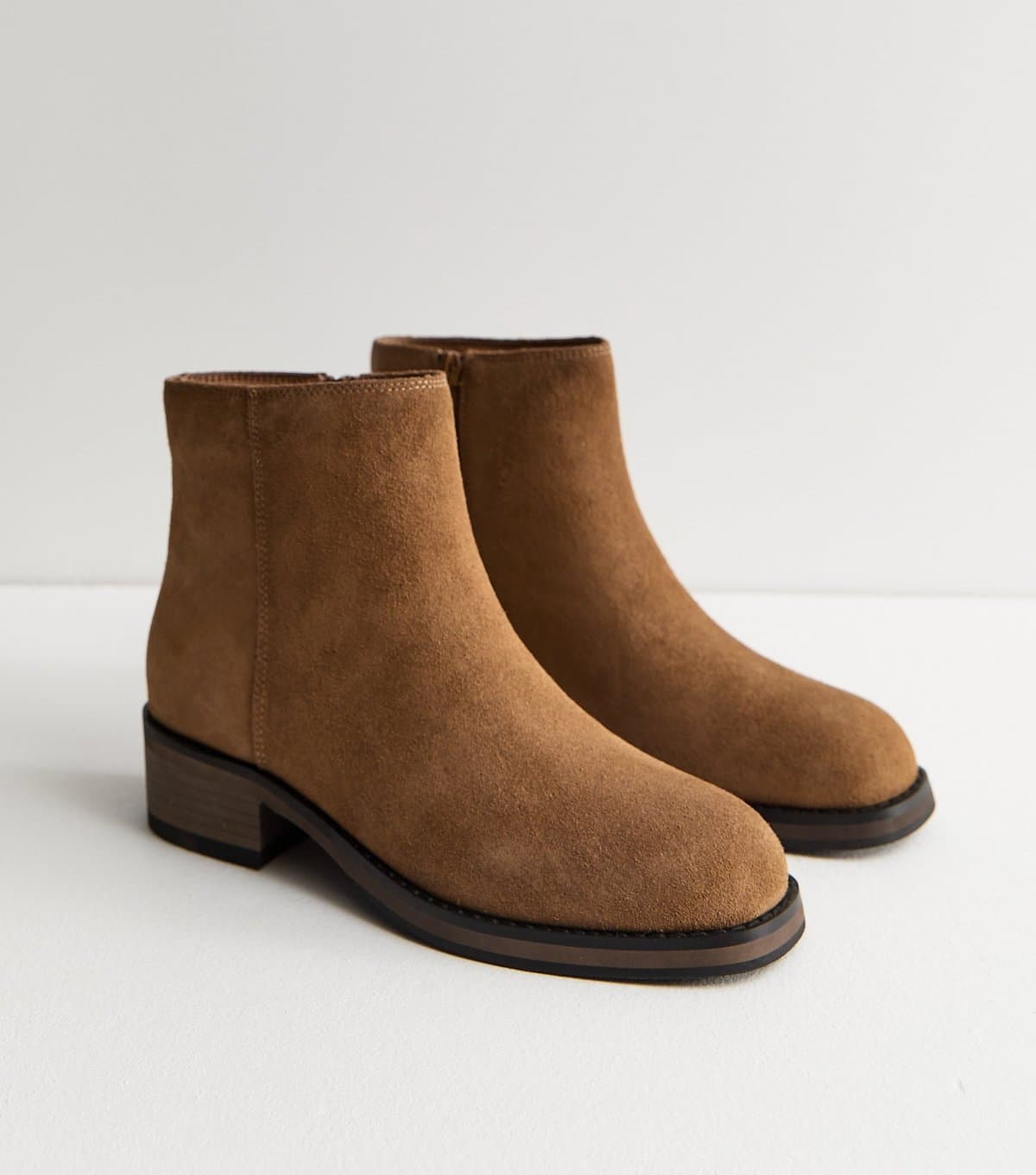 New Look New Look Tan Suede Ankle Boots