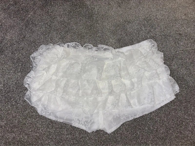 EGO Ego white lace shorts size 12 - 1