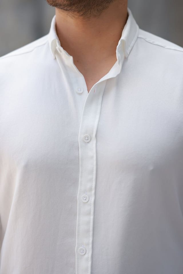 Janes Janes Men's Regular Fit Shirt in White - 3
