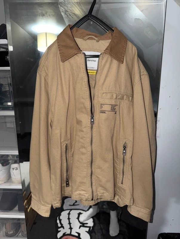 Bershka Men’s Medium Bershka jacket in beige