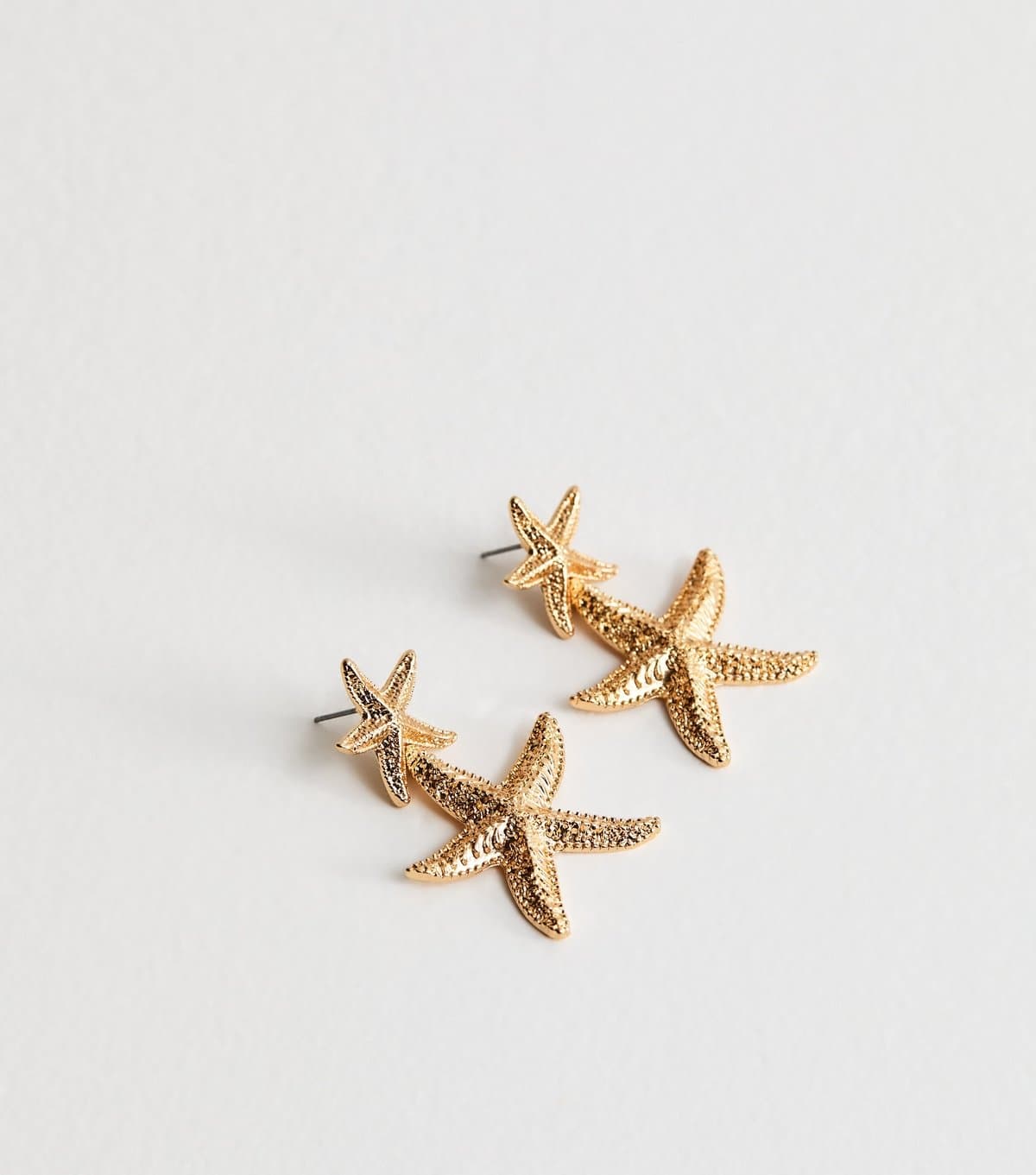 New Look Gold Tone Starfish Drop Earrings New Look