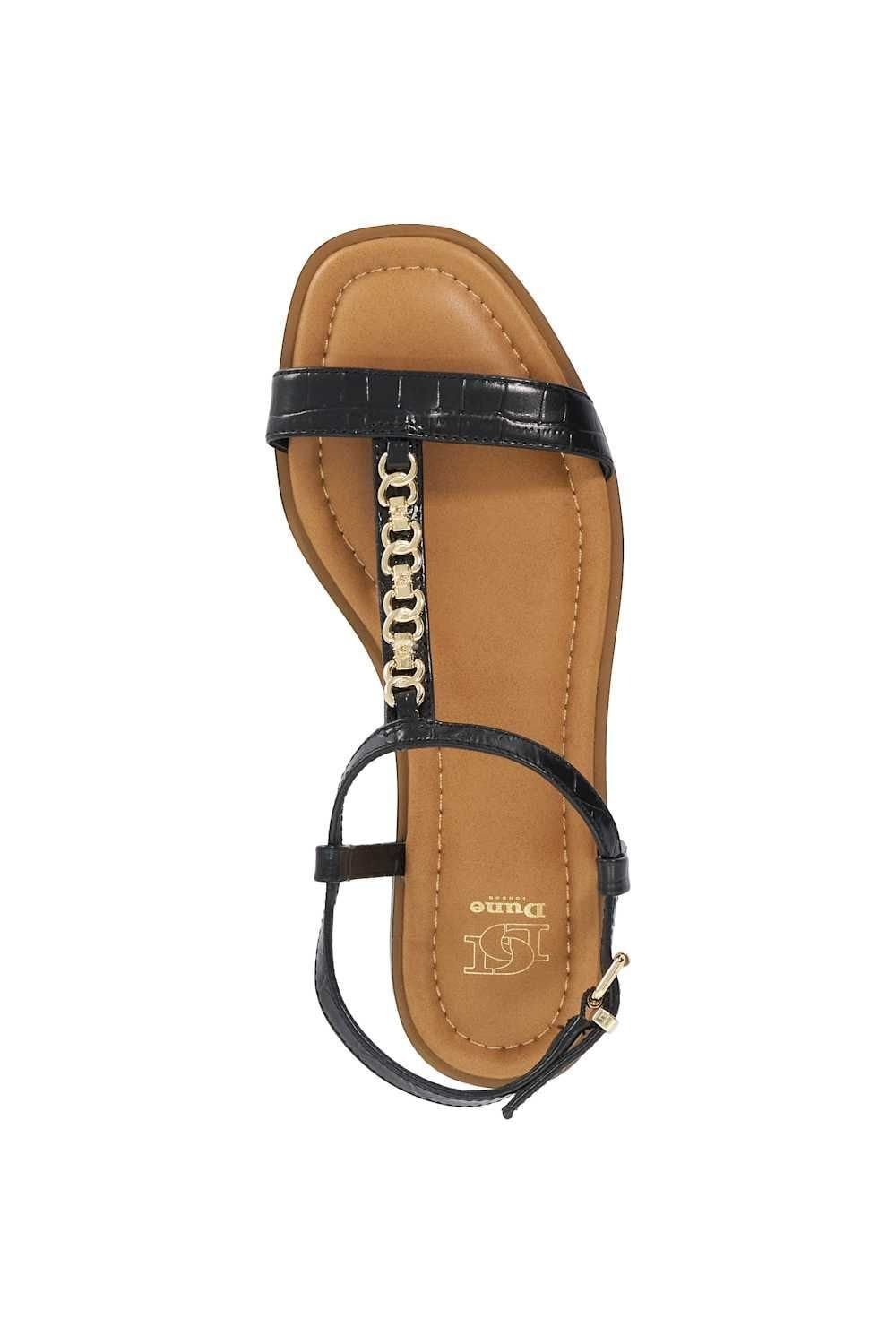Dune London Dune London Women's 'Lollipops' Leather Sandals in Black - 4