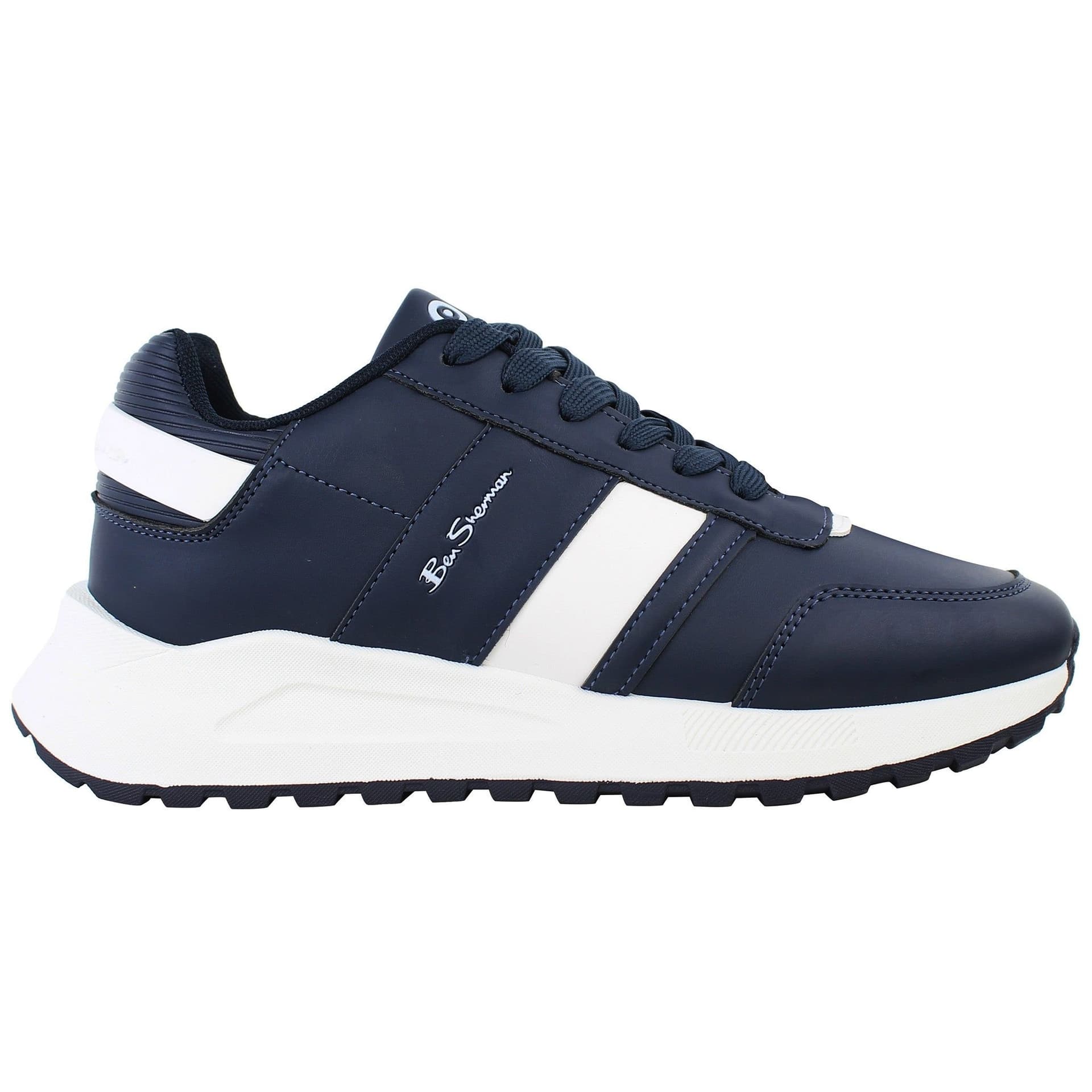 Ben Sherman Ben Sherman Men's Retro Navy Trainers