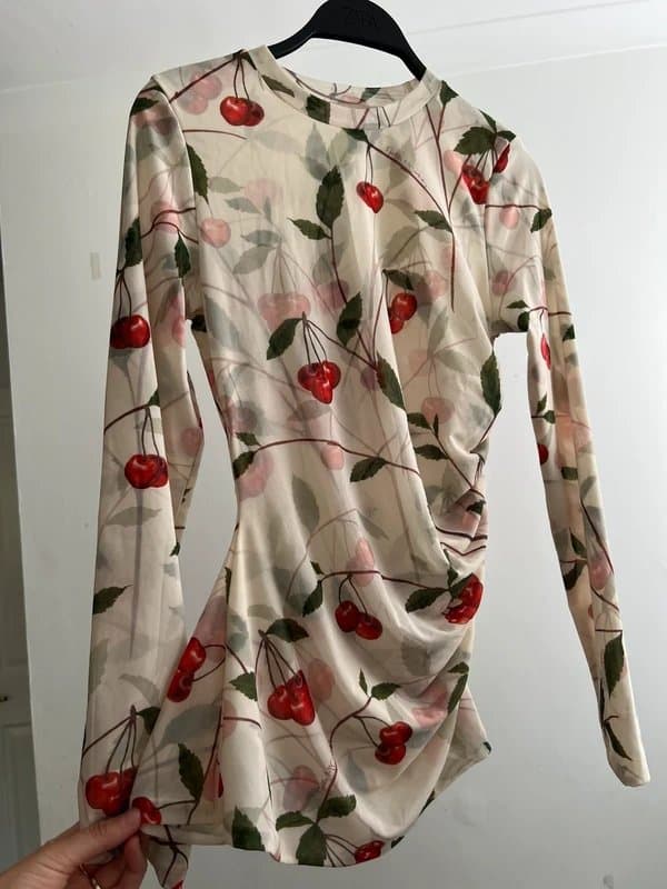 Stella McCartney Stella McCartney and H&M cherry top size s