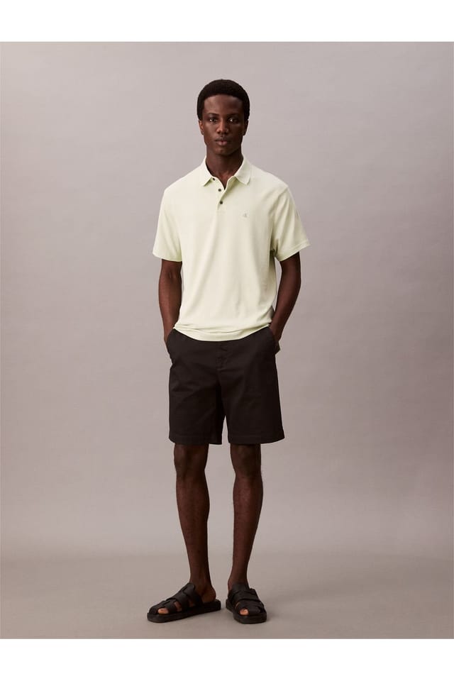 Calvin Klein Calvin Klein Men's 9 In Straight Refined Cotton Shorts Black - 3