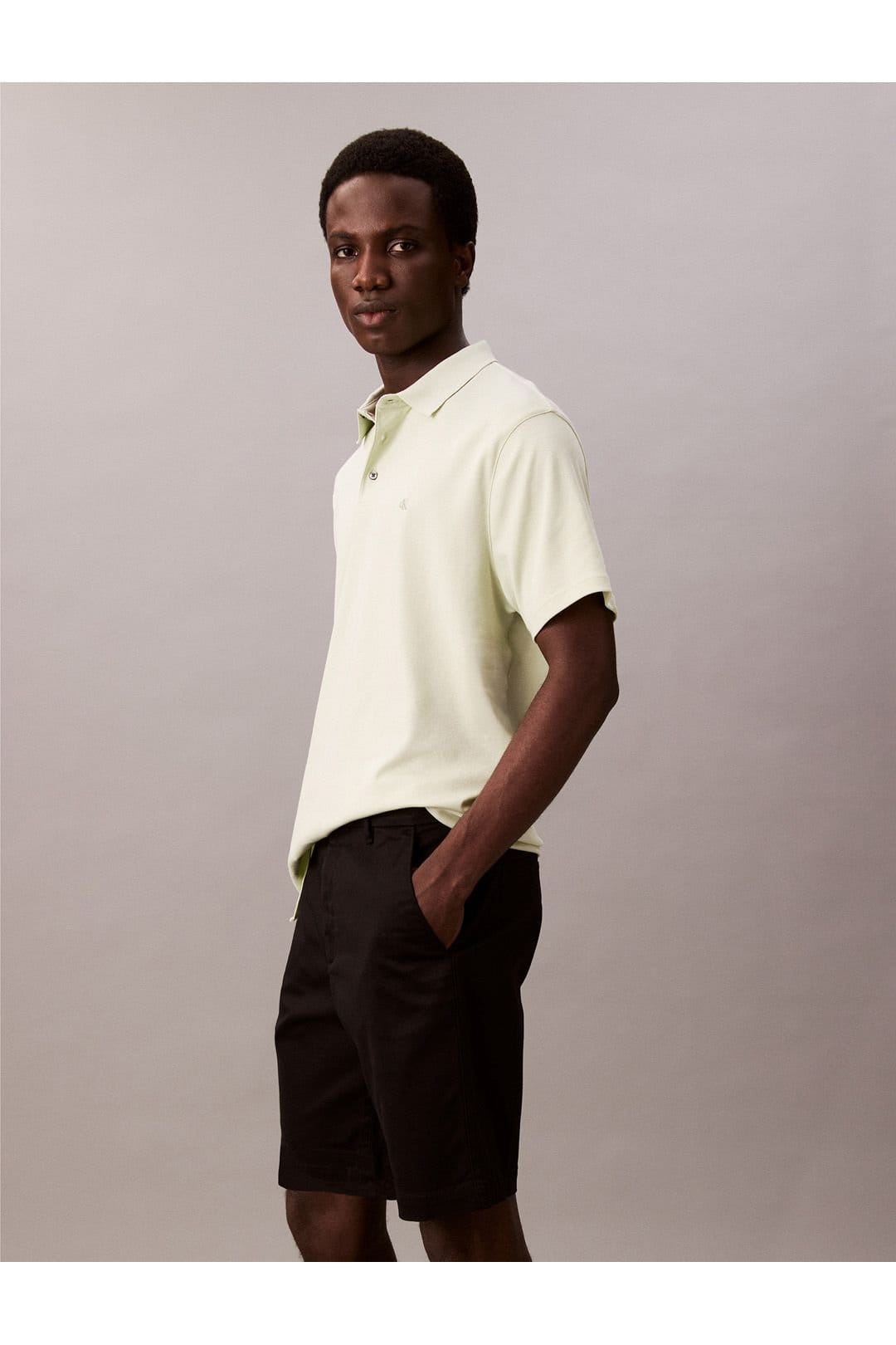 Calvin Klein Calvin Klein Men's 9 In Straight Refined Cotton Shorts Black - 4