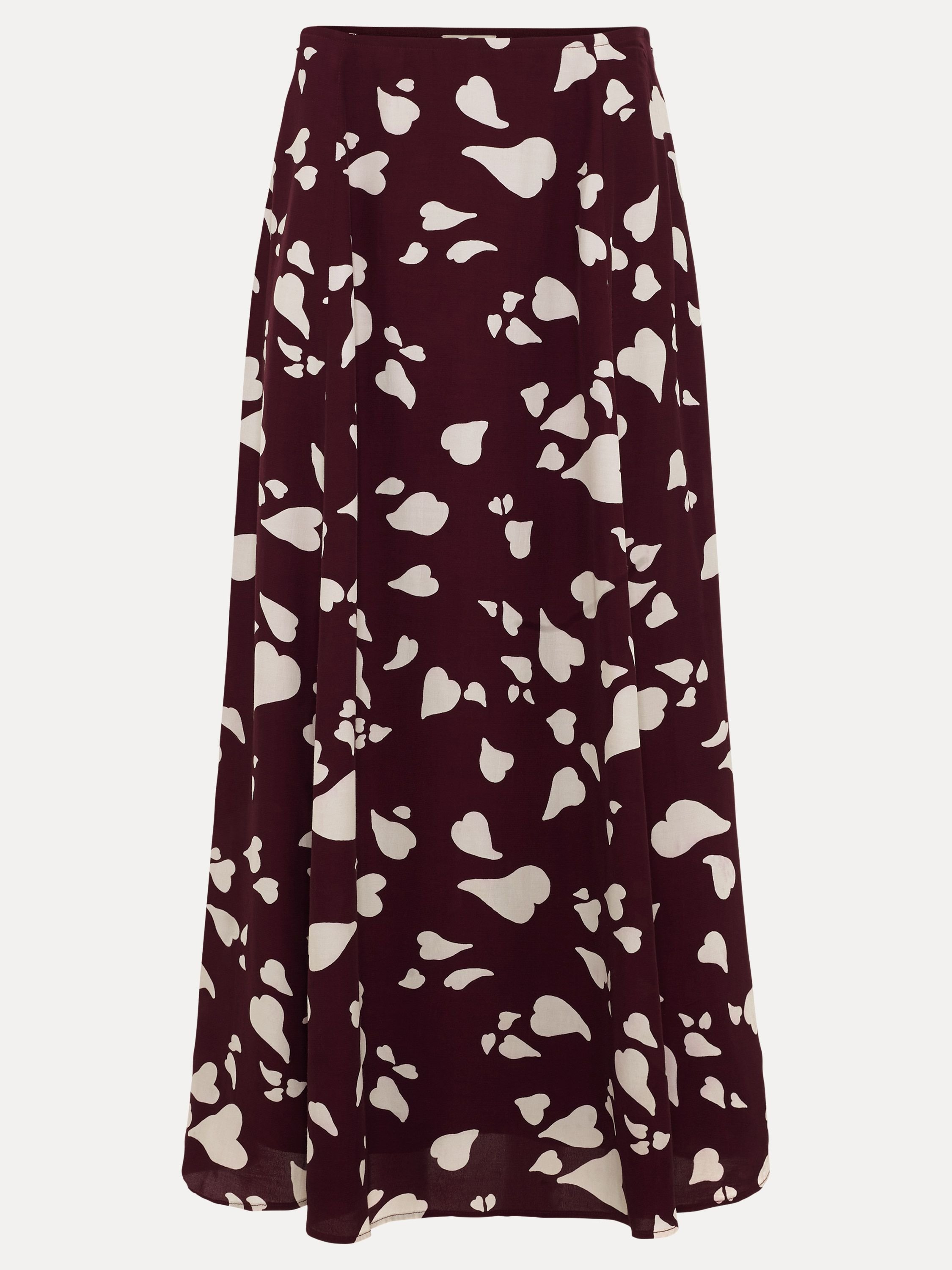 Phase Eight Phase Eight Women's Valentina Print Skirt in Wine - 2