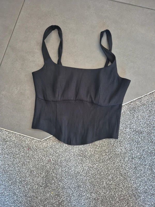 New Look Black corset top