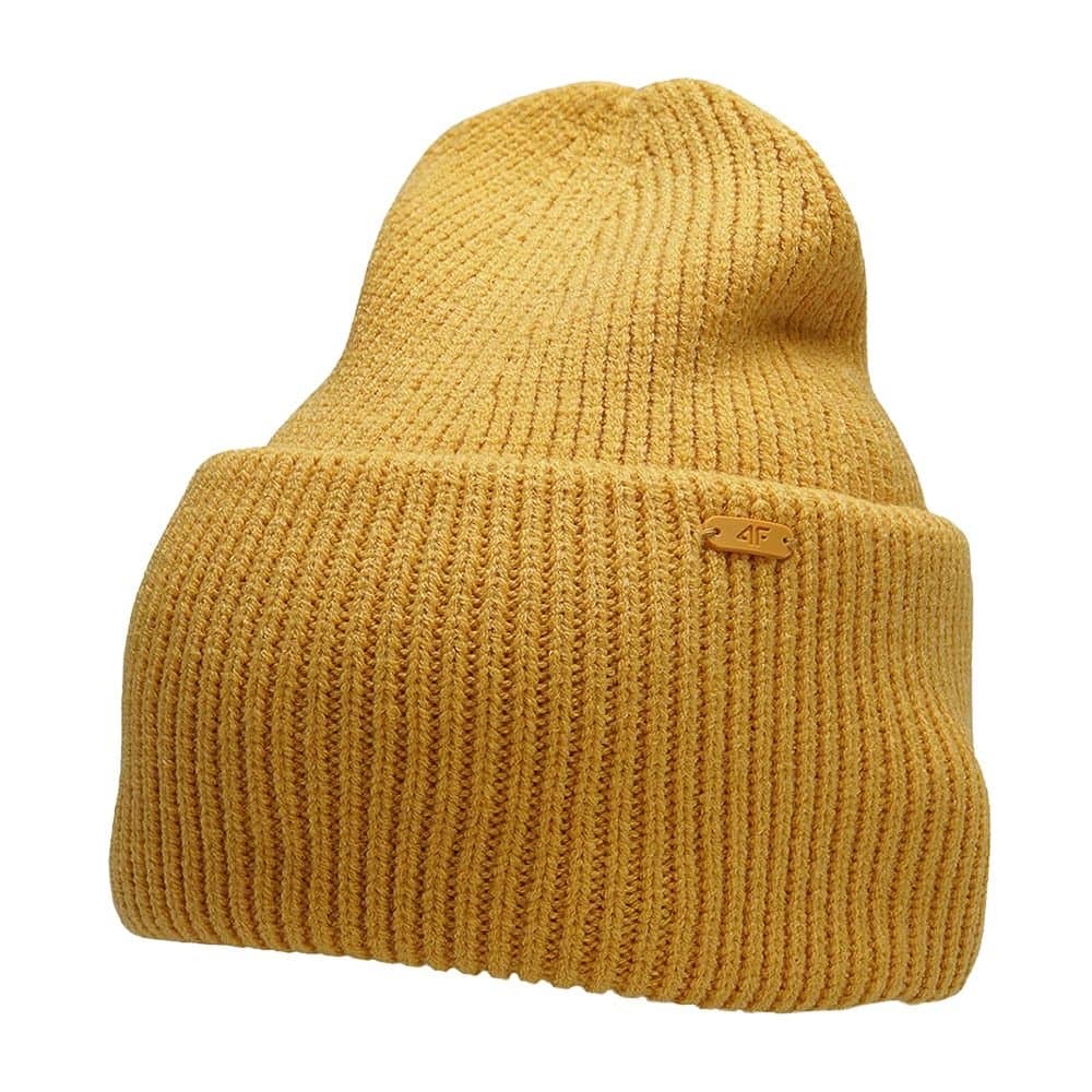 4F 4F Men's H4Z22-CAD00771S Beanie in Yellow