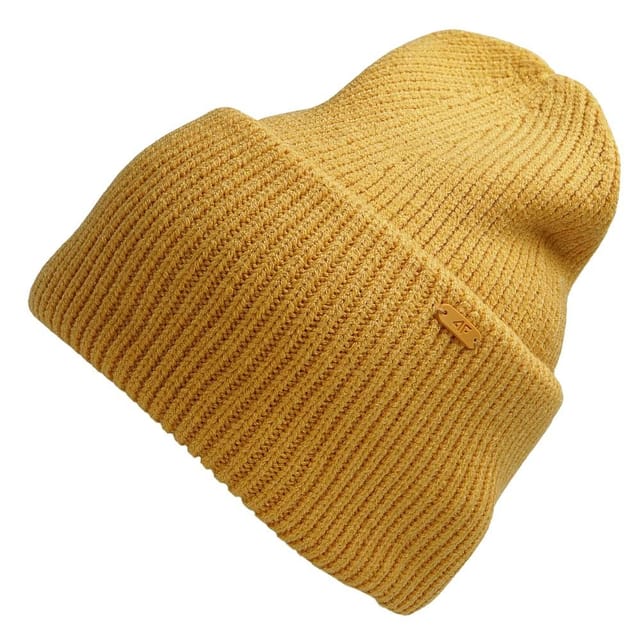 4F 4F Men's H4Z22-CAD00771S Beanie in Yellow - 2