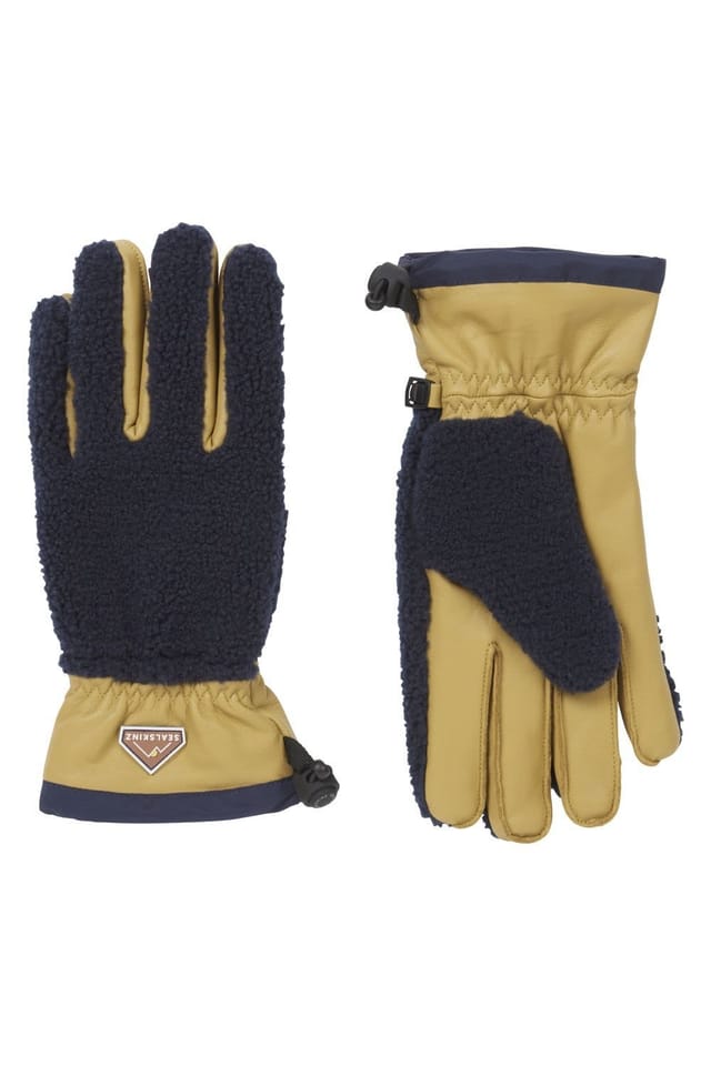 SealSkinz Sealskinz Women's Waterproof Fleece Hiking Gloves & Women in Navy - 2