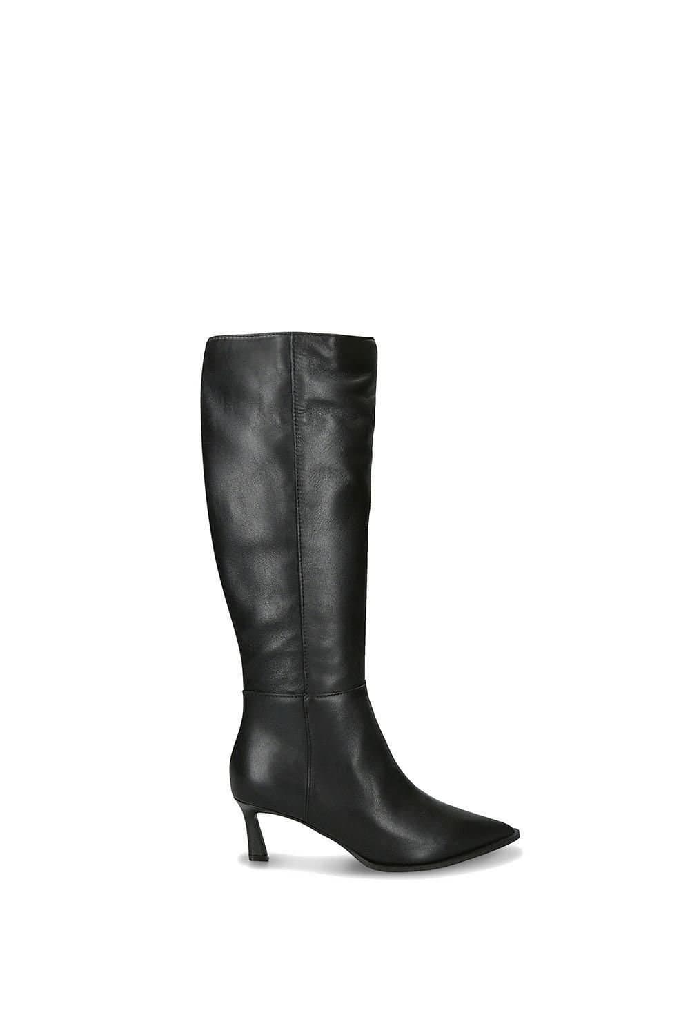 Steve Madden STEVE MADDEN Women's 'Lucid Black' Leather Boots in Black