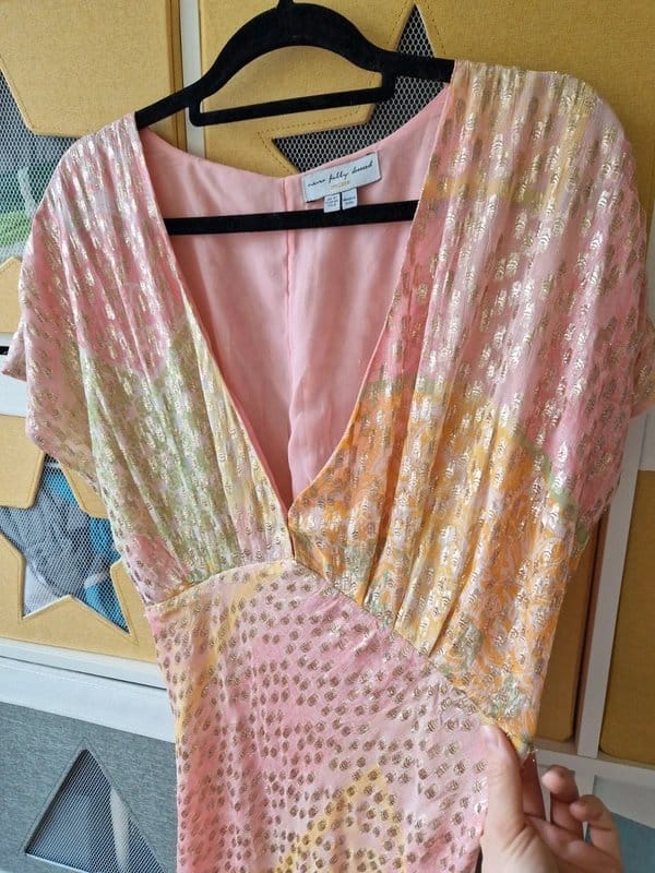 Never Fully Dressed Never fully dressed women's Pink Pastel Boho Elodie Dress size 12 - 1