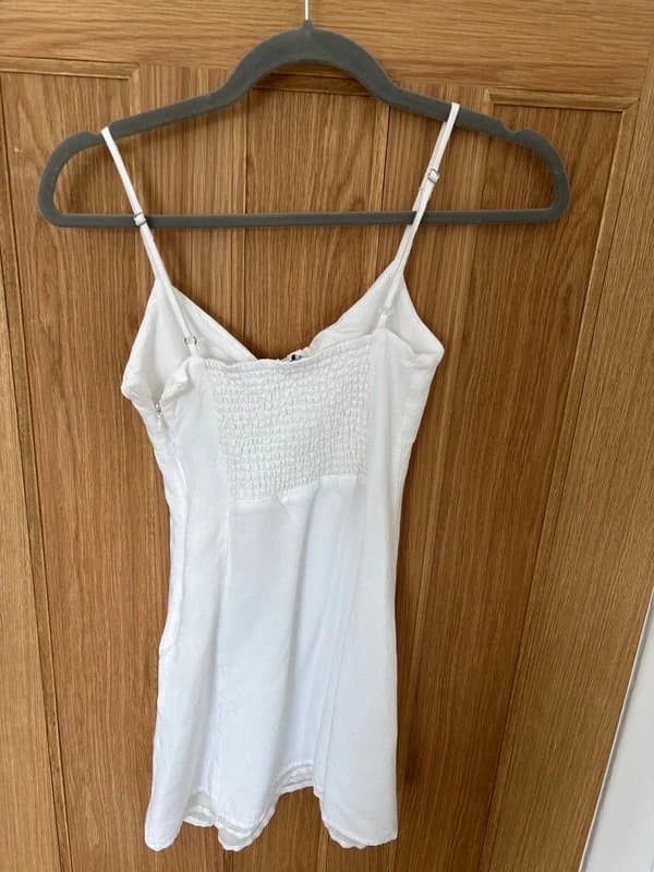 Bershka White linen dress from Bershka