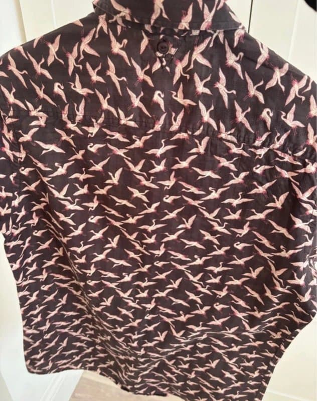 River Island River island men’s Hawaiian printed summer surfer shirt size small