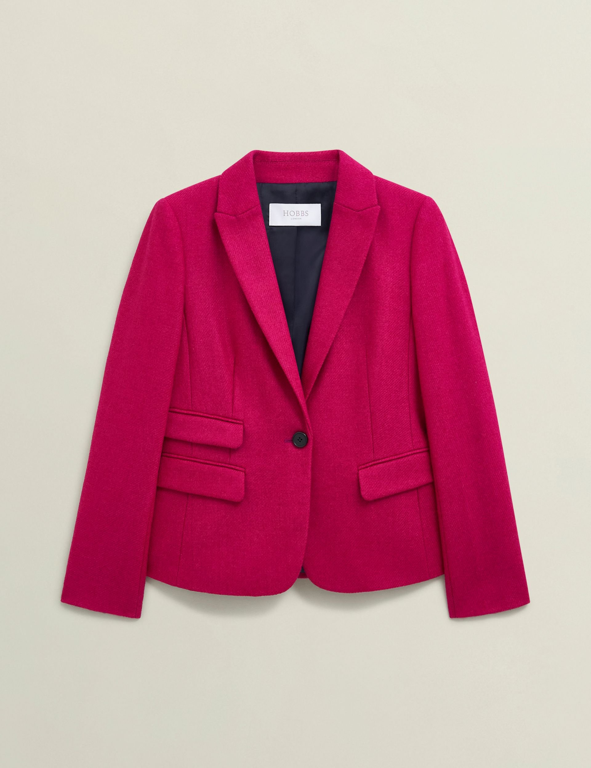 Hobbs London Hobbs London Women's Clare Jacket in Fuchsia - 2