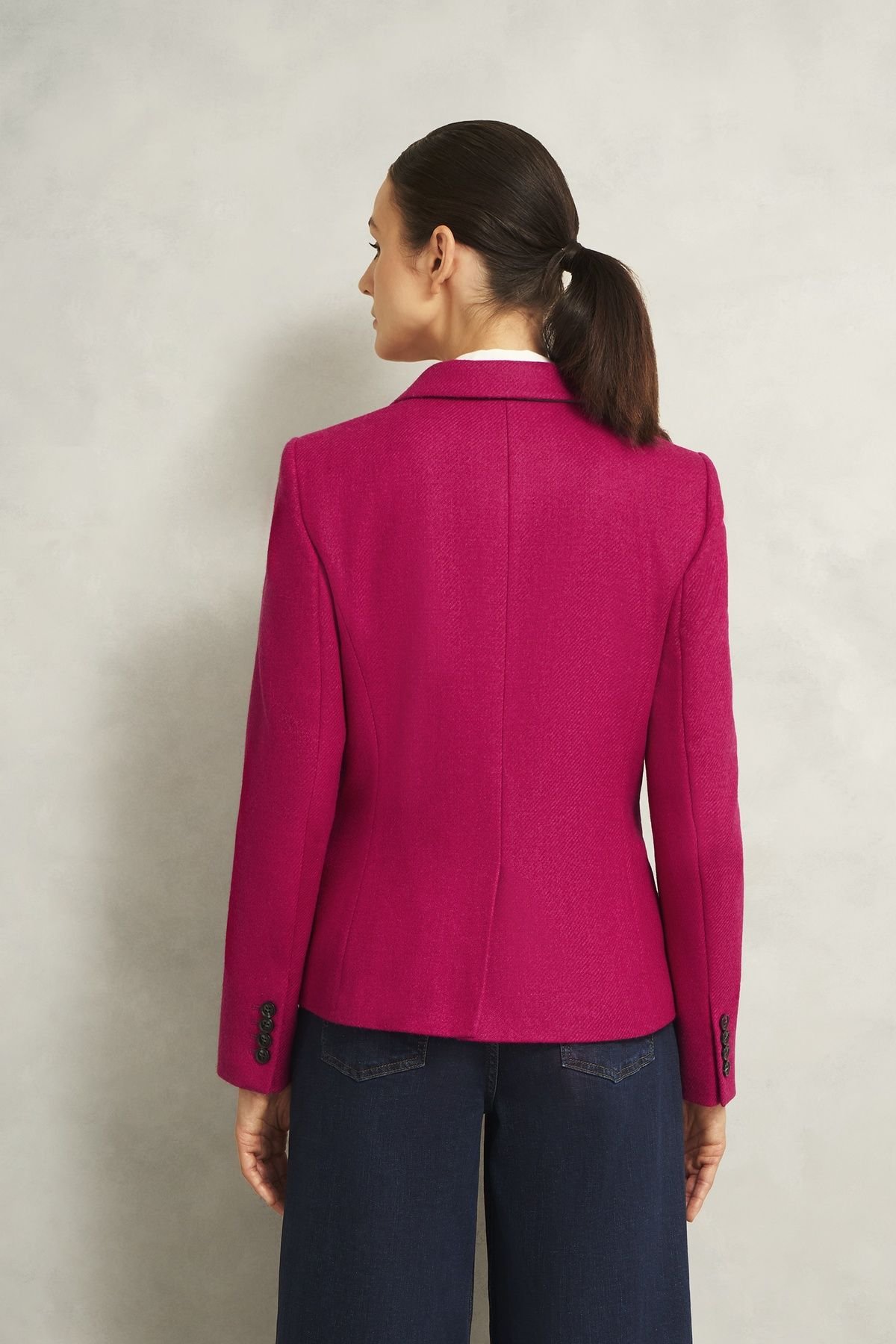 Hobbs London Hobbs London Women's Clare Jacket in Fuchsia - 4