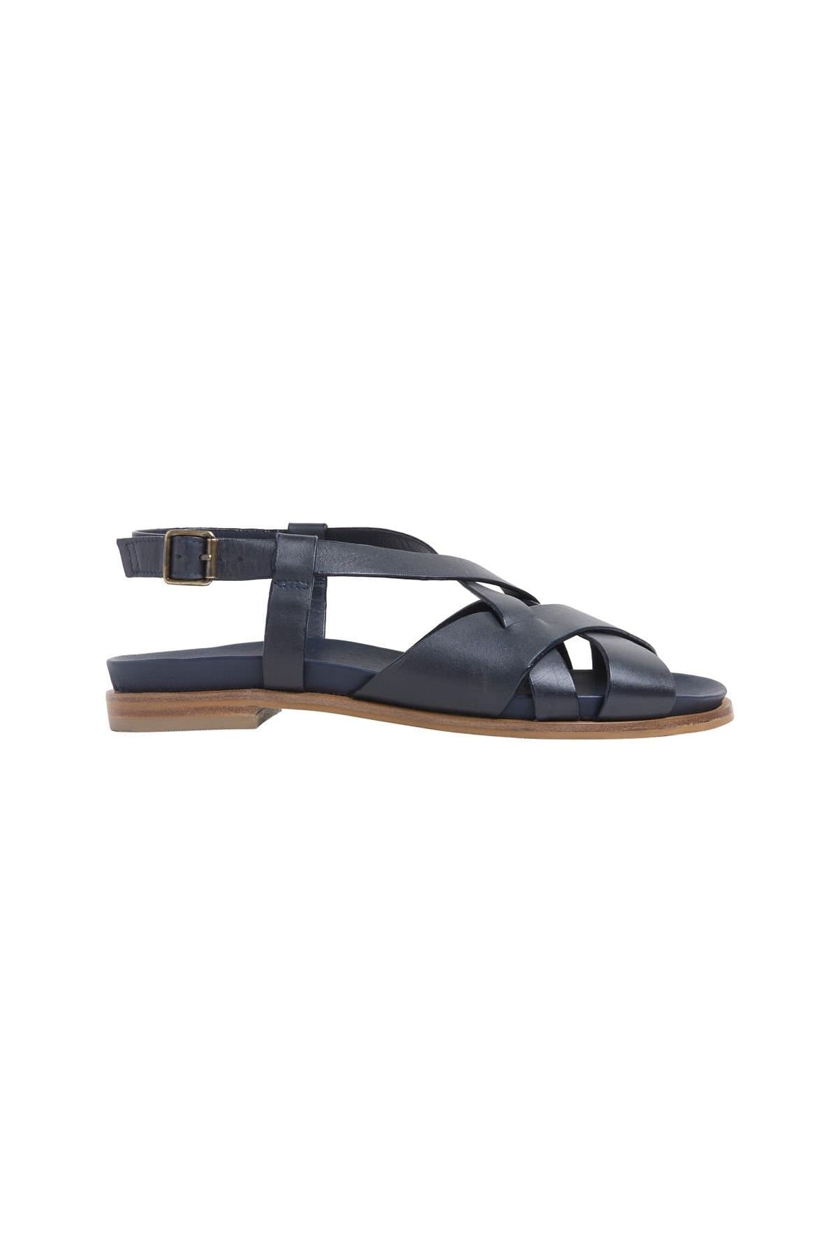 Celtic & Co Celtic & Co Mid Navy Leather Sandal