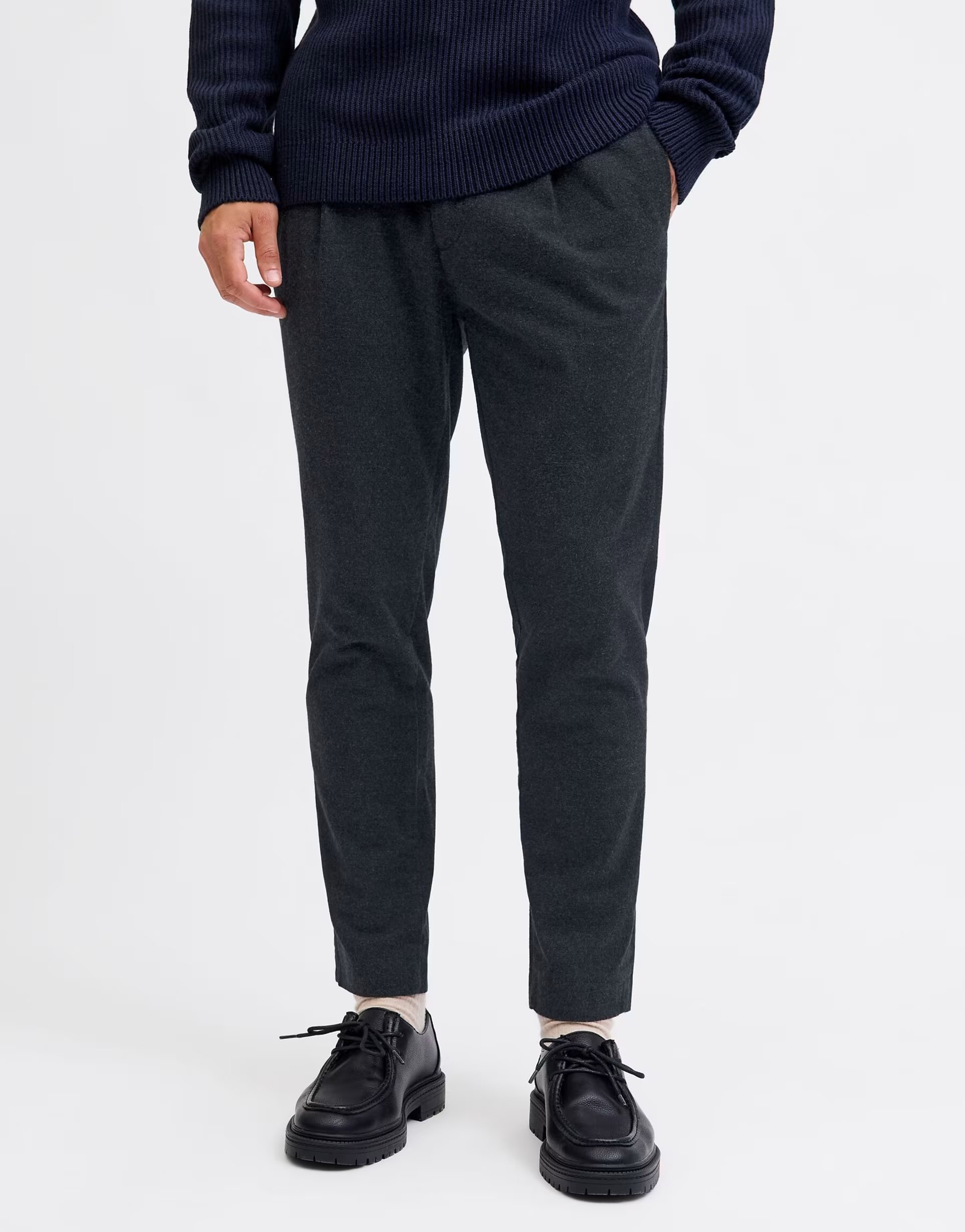 ASOS Jack & Jones Classic trousers in dark navy - 1