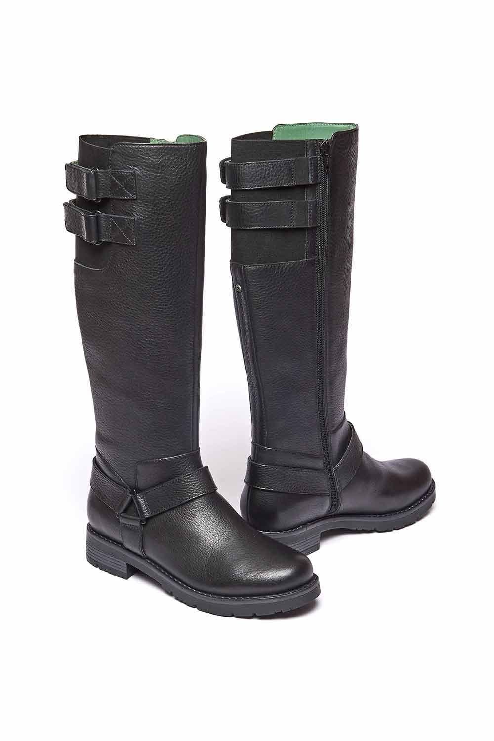 Moshulu Moshulu Women's 'Haldon' Tall Biker Boots in Black
