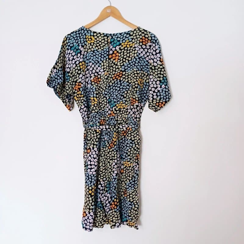 ICHI Ichi women's floral jumpsuit - playsuit & belt size 10 worn once