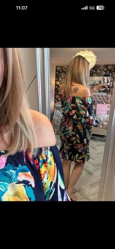 Never Fully Dressed Never Fully Dressed skirt (can also be worn as dress) and blouse size M/L