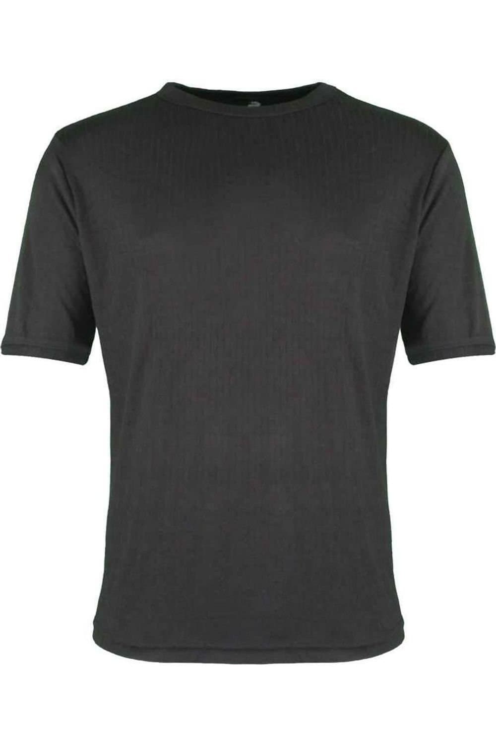 Warrior Warrior Men's Black Thermal Short-Sleeved T-Shirt