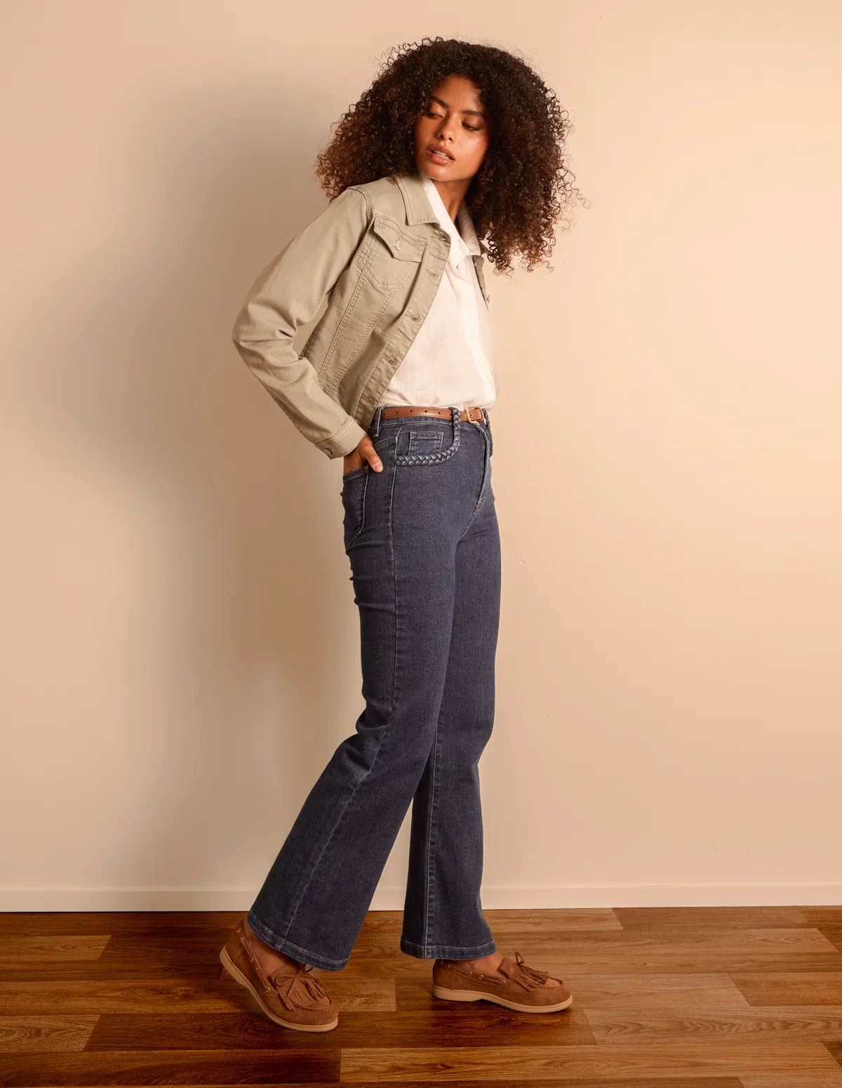 Blue Vanilla Pocket Rope Stretch Jeans