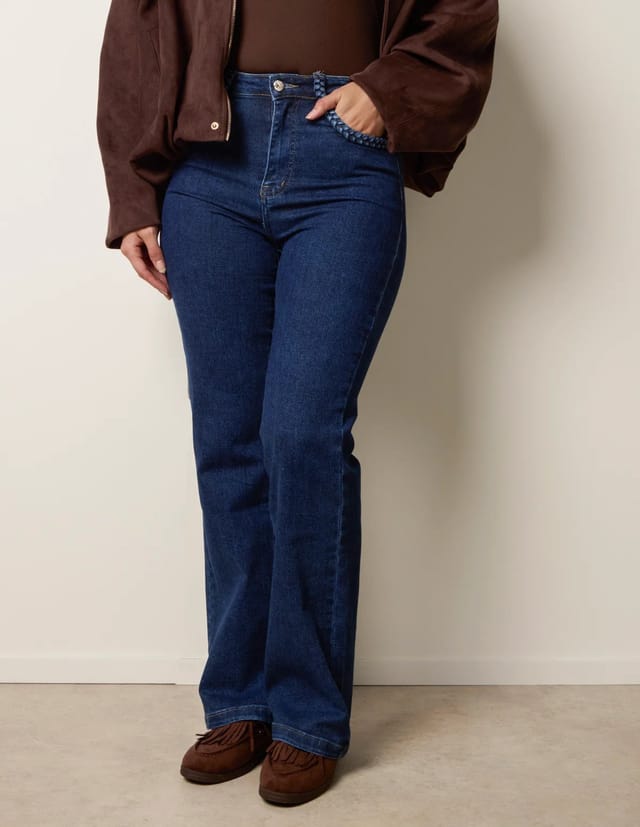 Blue Vanilla Pocket Rope Stretch Jeans - 3