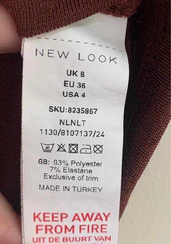 New Look New Look Ruched Front Blouse size 8