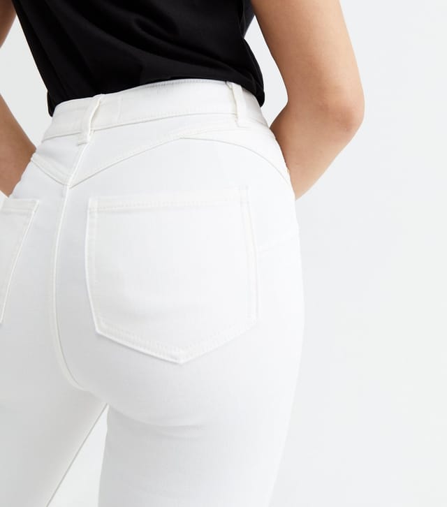 New Look Women's White Lift & Shape Jenna Skinny Jeans New Look - 3