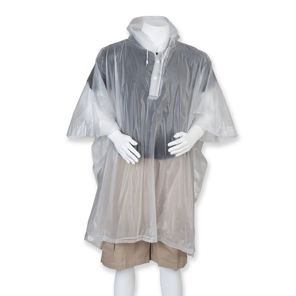 Splashmacs Splashmacs Men's Lightweight Rain Poncho in Clear - 1