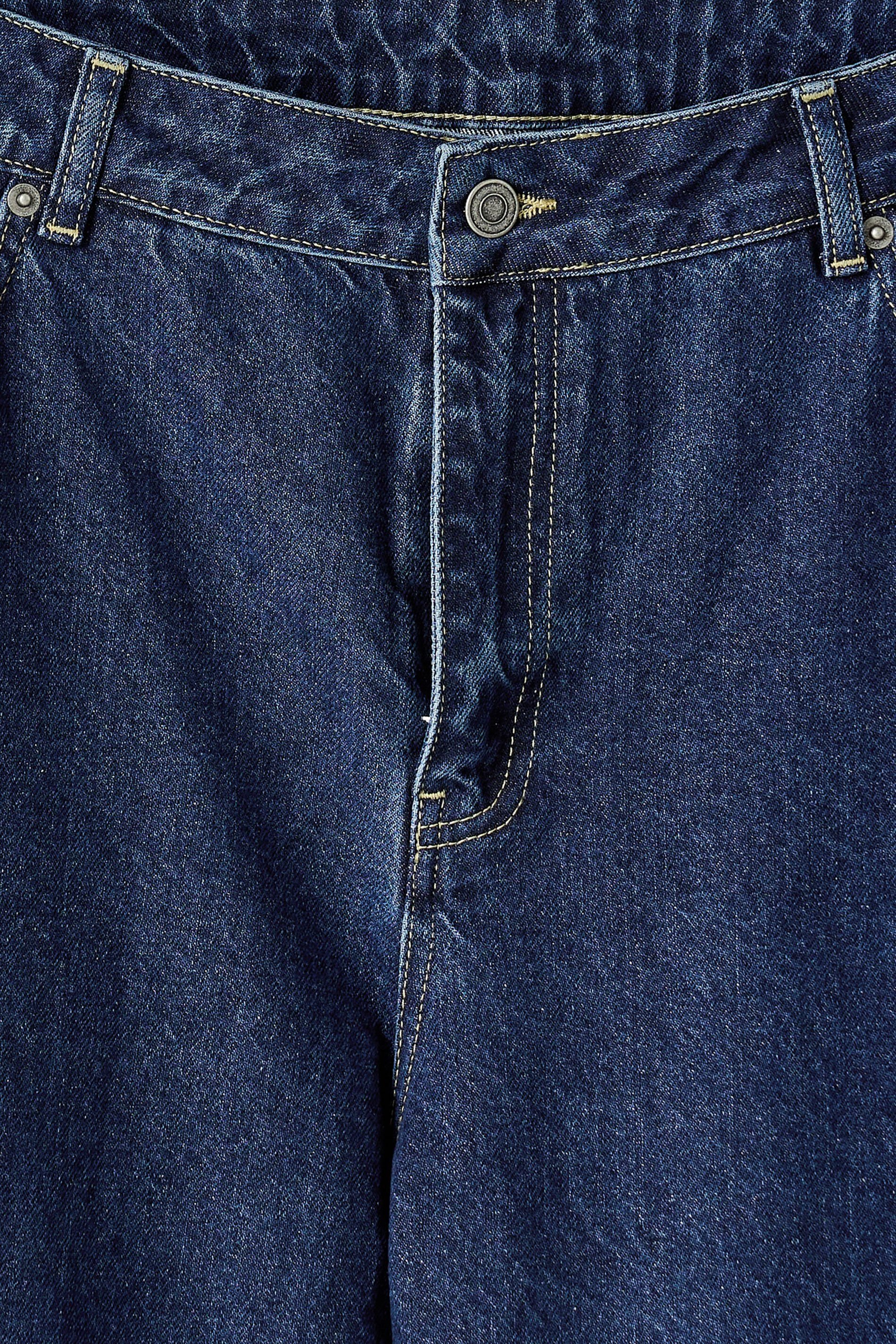 Evans Evans Women's Denim Wide Leg Jeans in Blue - 3