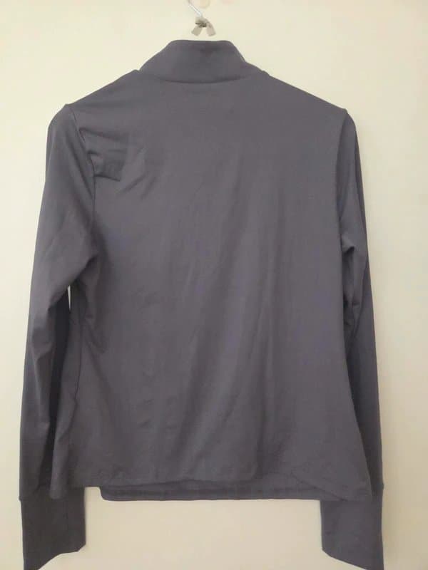Shein SHEIN - Purple Long Sleeve Quarter Zip Activewear Top - Size Large - NWOT