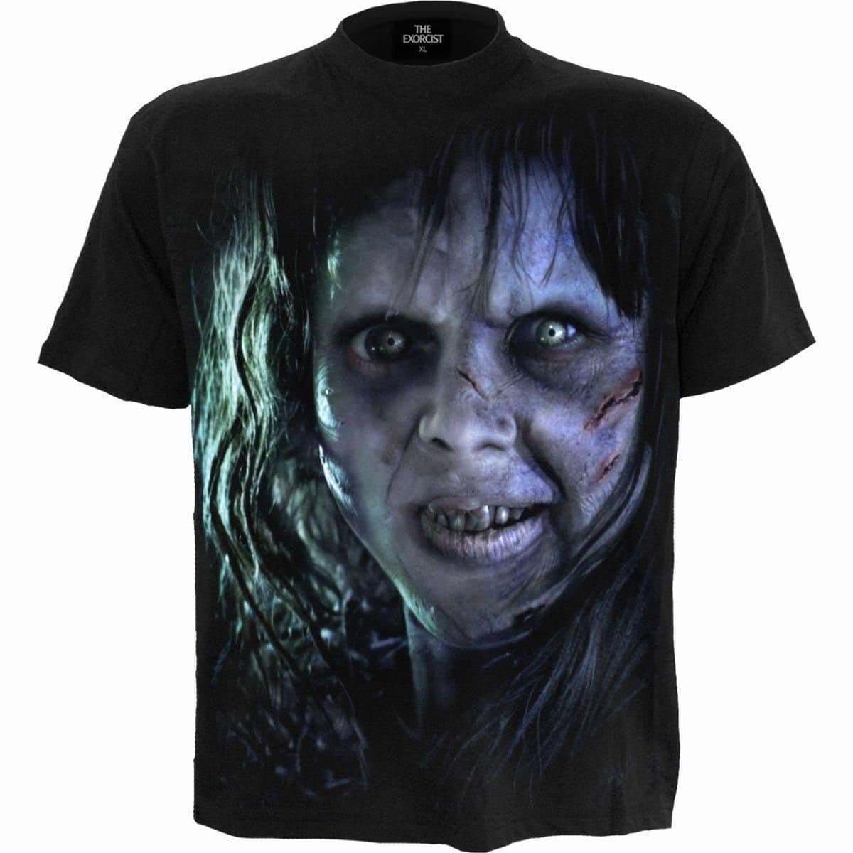 Spiral Spiral Men's THE EXORCIST - REGAN - T-Shirt Black