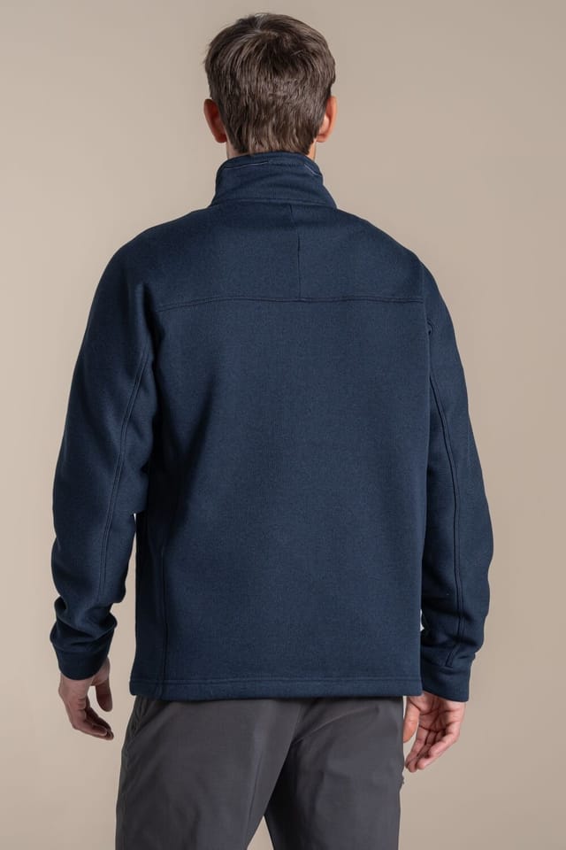 Craghoppers Craghoppers Men's Torney Half-Zip Knit-Look Insulating Active Fleece in Navy - 2