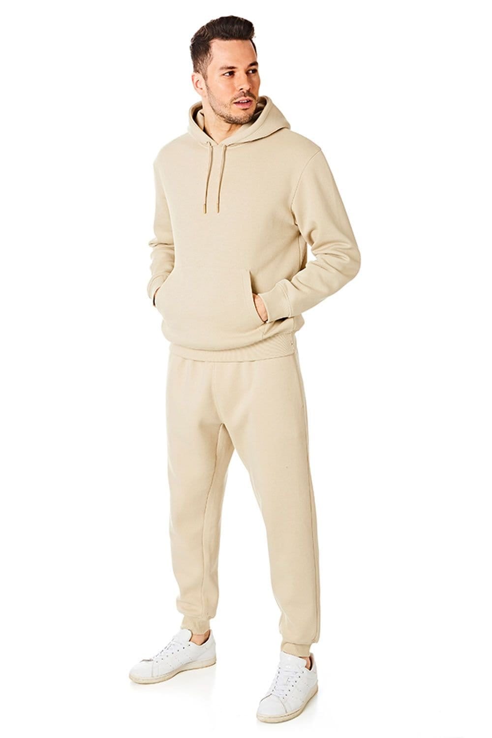 RIPT Essentials RIPT Essentials Men's Pullover Hoody in Light Beige - 4