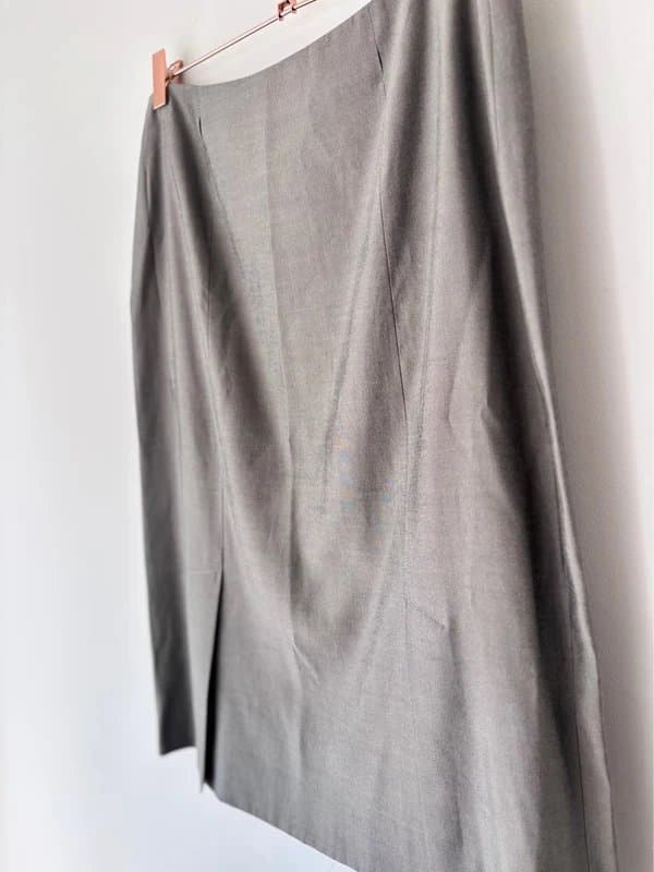 Philosophy Philosophy di Alberta Ferretti Grey Pencil Skirt – UK 10 / IT 42