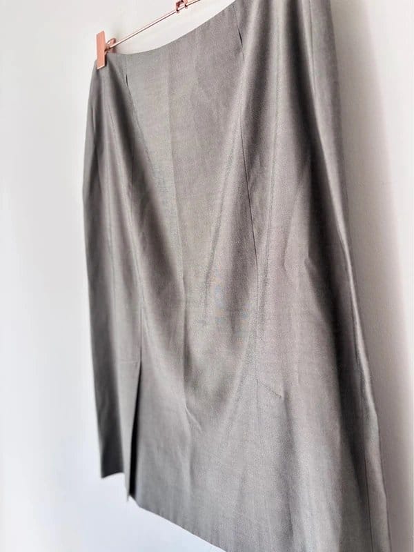 Philosophy Philosophy di Alberta Ferretti Grey Pencil Skirt – UK 10 / IT 42 - 1