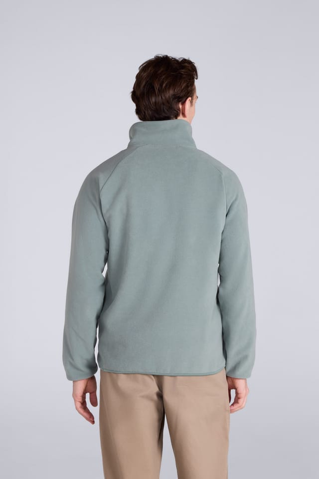 Animal Animal Men's 'Stockholm' Half Zip Breathable Soft Warm & Cosy Snug Fit Fleece in Light Blue - 3