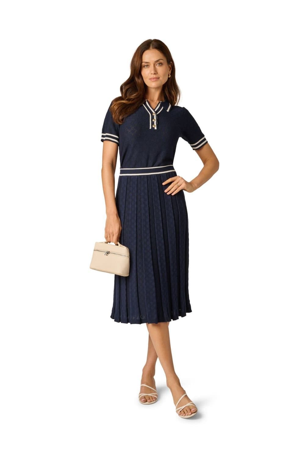 Adrianna Papell Adrianna Papell Women's Tipped Sweater Skirt